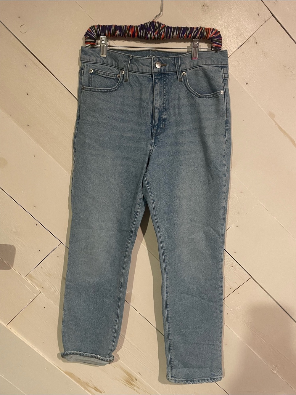 J. Crew Women’s Relaxed Light Blue Jeans